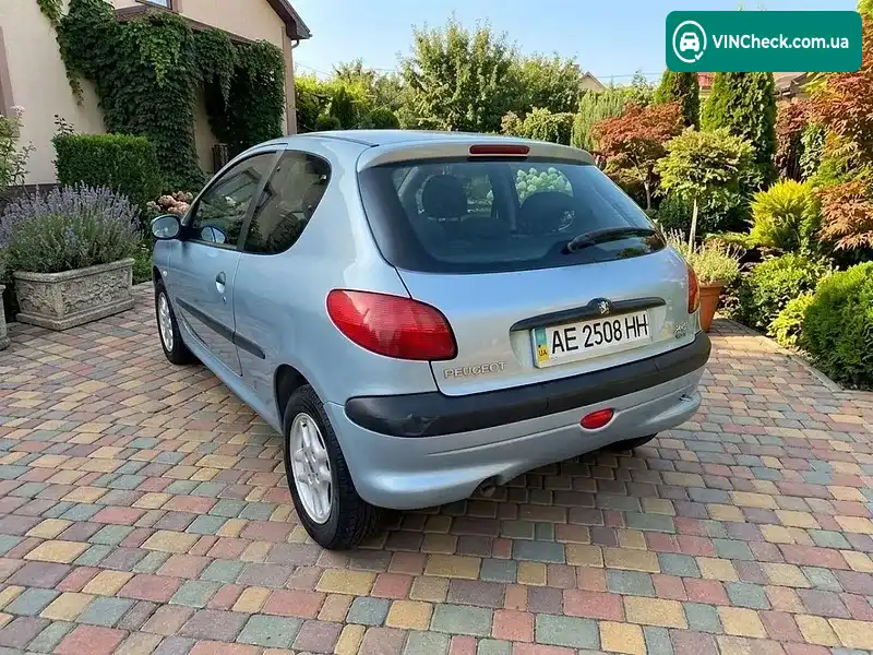 Peugeot 206 2001, фото з оголошення 2 з 4, VIN VF32CKFWR41688340