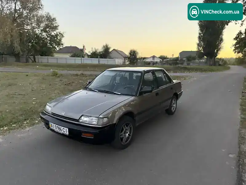 Honda Civic 1989, фото з оголошення 1 з 20, VIN JHMED25200S102805
