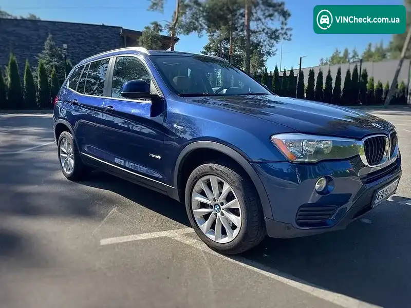 BMW X3 2014, фото з оголошення 1 з 16, VIN 5UXWX9C5XF0D53180