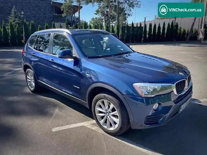BMW X3 2014, фото з оголошення 2 з 16, VIN 5UXWX9C5XF0D53180