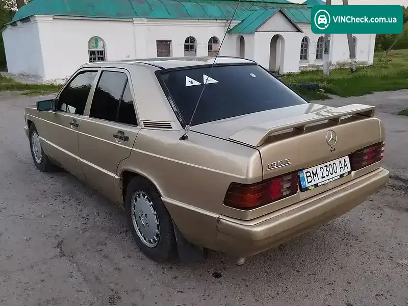 Mercedes-Benz 190 1990, фото з оголошення 1 з 6, VIN WDB2010291F629653