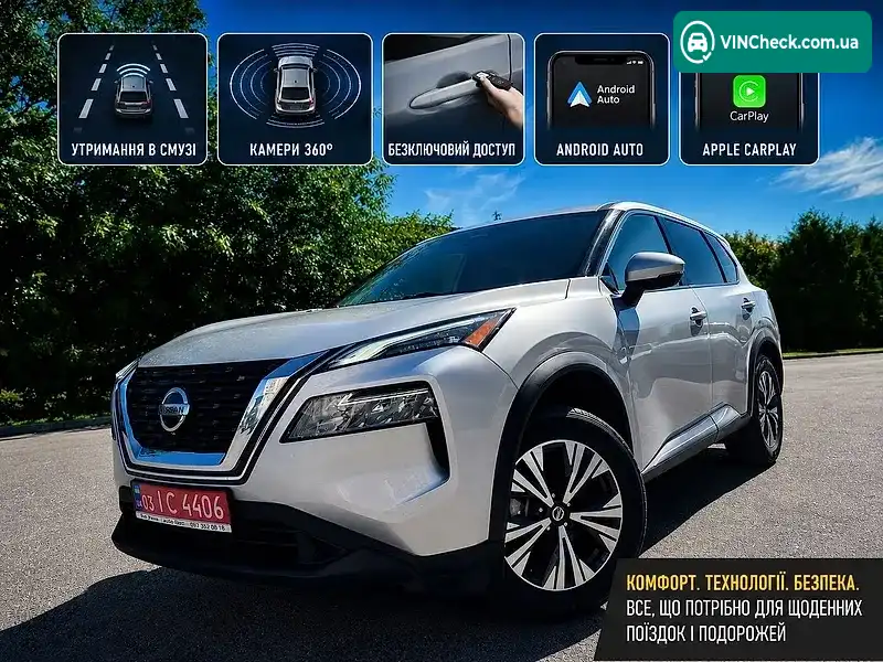 Nissan Rogue 2021, фото з оголошення 1 з 20, VIN 5N1AT3BA8MC718589