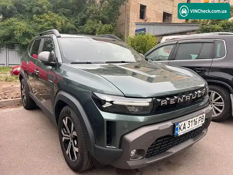 Renault Duster 2025, фото з оголошення 1 з 7, VIN VF1RJF01474366481