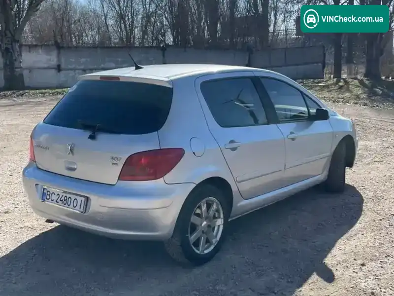 Peugeot 307 2003, фото з оголошення 2 з 9, VIN VF33CRHSB83036889