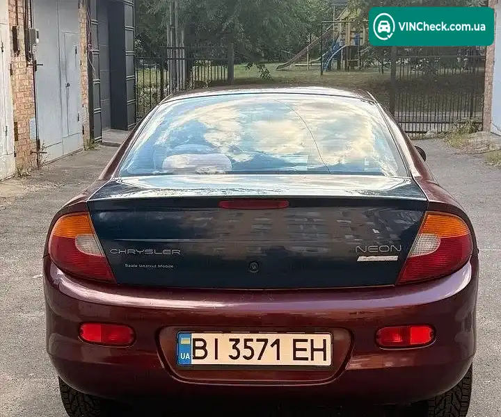 Chrysler Neon 2001, фото з оголошення 2 з 15, VIN 1C3ASB6C11D232987