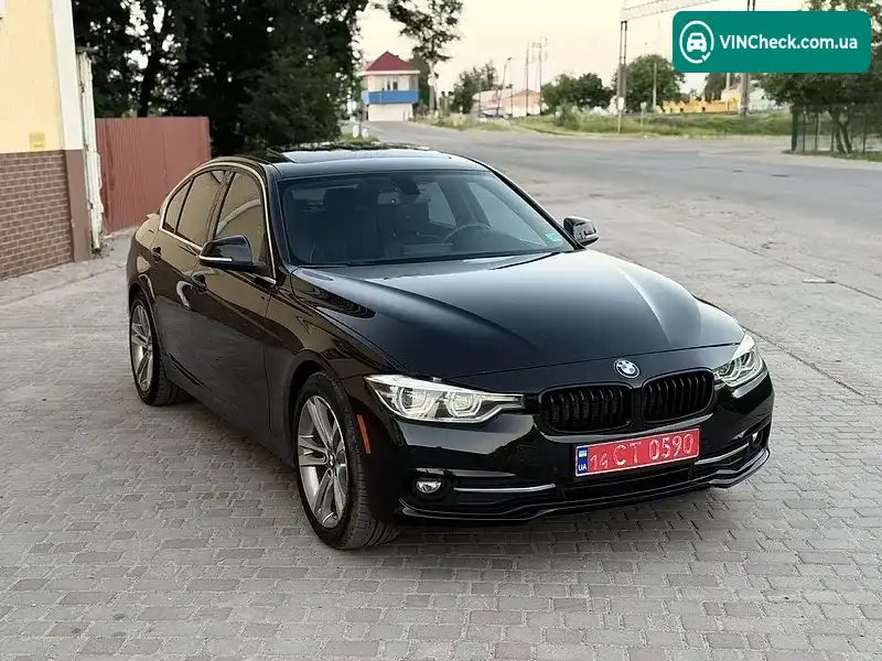 BMW 3 Series 2016, фото з оголошення 1 з 20, VIN WBA8F1C55HK439352