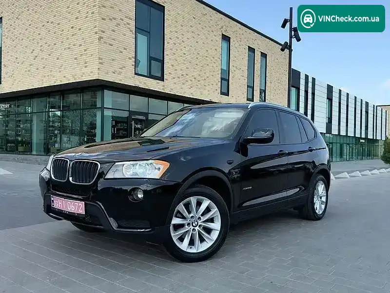 BMW X3 2013, фото з оголошення 1 з 20, VIN 5UXWX9C55E0D30548