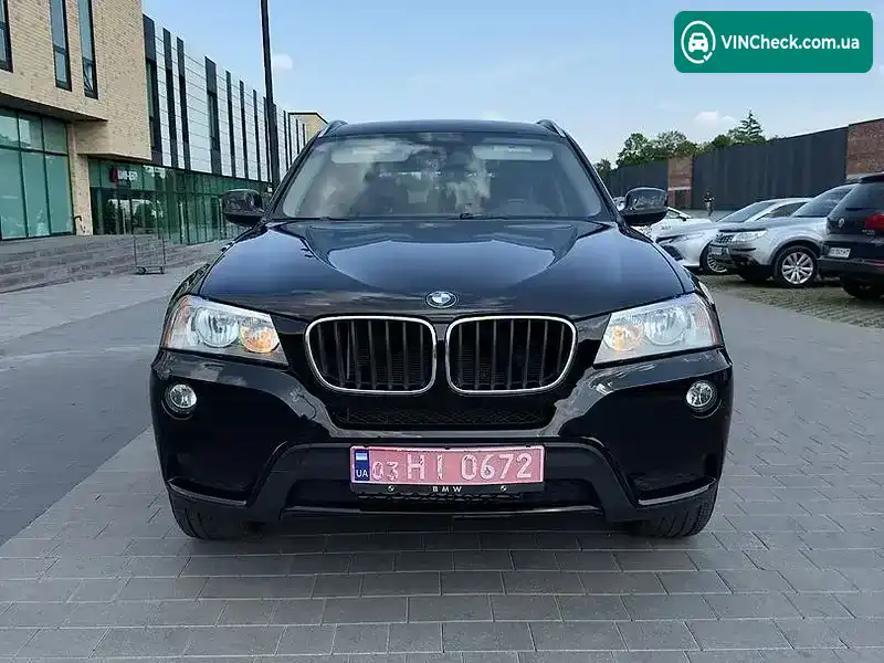 BMW X3 2013, фото з оголошення 2 з 20, VIN 5UXWX9C55E0D30548