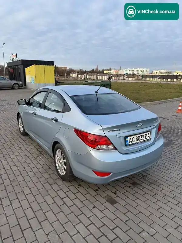 Hyundai Accent 2012, фото з оголошення 2 з 20, VIN Z94CT41CACR163567