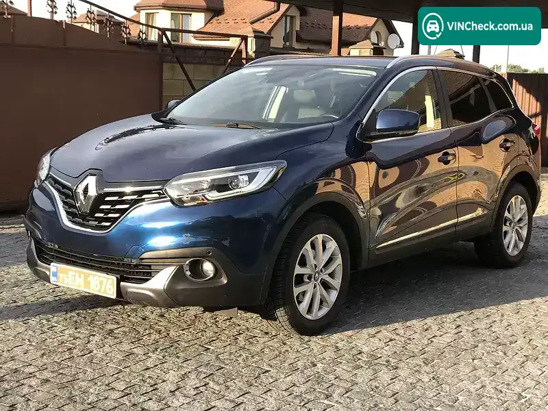 Renault Kadjar 2016, фото з оголошення 1 з 20, VIN VF1RFE00756241897