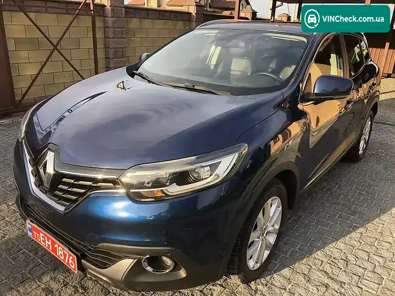 Renault Kadjar 2016, фото з оголошення 2 з 20, VIN VF1RFE00756241897