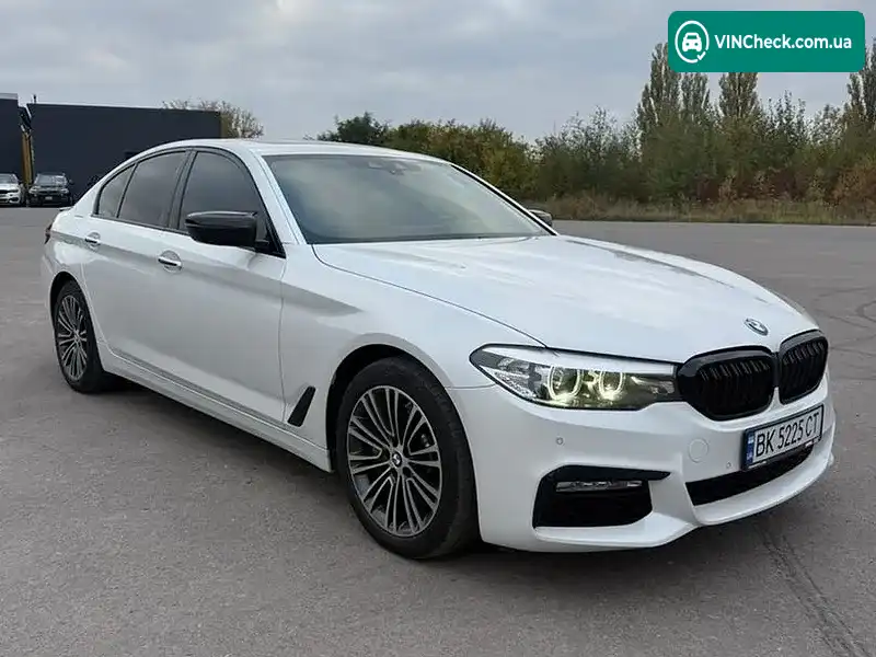 BMW 5 Series 2018, фото з оголошення 1 з 16, VIN WBAJA5C54JWA39386