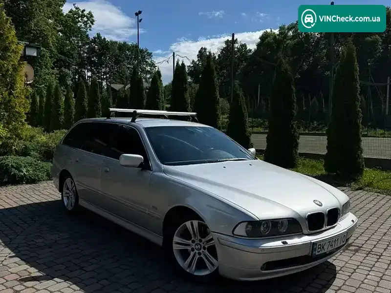 BMW 5 Series 2002, фото з оголошення 1 з 12, VIN WBADP81000GV56288