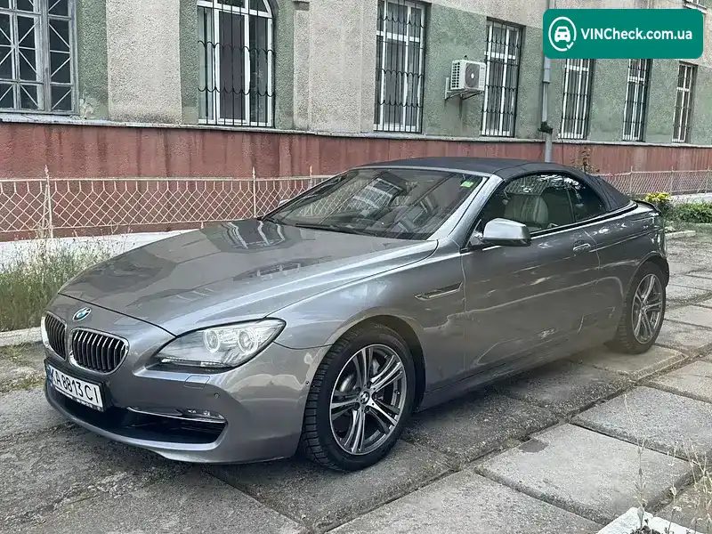 BMW 6 Series 2011, фото з оголошення 2 з 20, VIN WBALW71020C956465