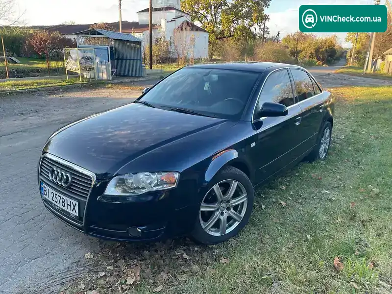 Audi A4 2006, фото з оголошення 1 з 11, VIN WAUZZZ8E56A264977