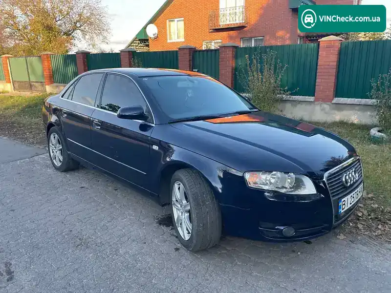 Audi A4 2006, фото з оголошення 2 з 11, VIN WAUZZZ8E56A264977