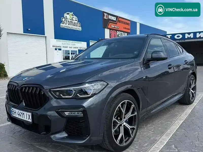 BMW X6 2021, фото з оголошення 1 з 20, VIN WBAGT810XN9J40379