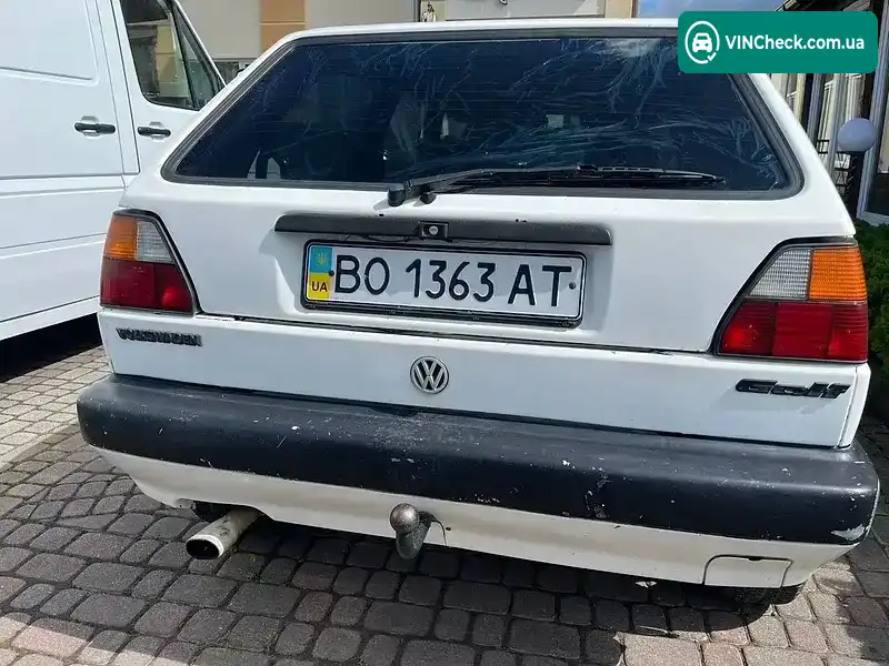 Volkswagen Golf 1989, фото з оголошення 2 з 9, VIN WVWZZZ1GZKB038457