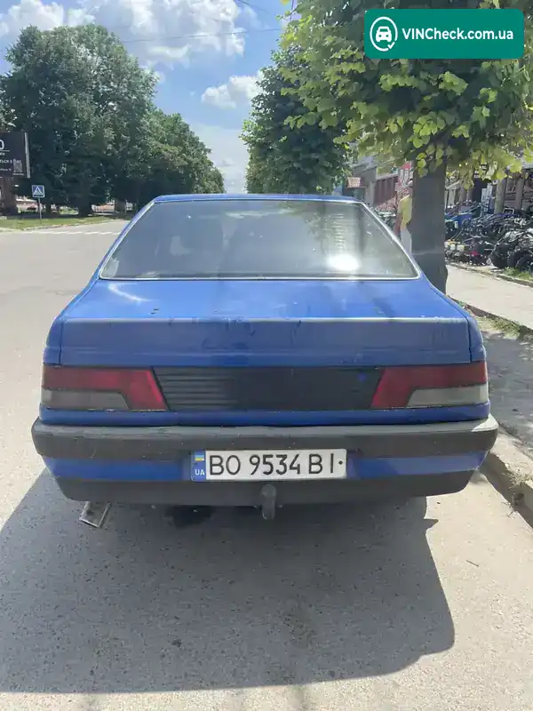 Peugeot 405 1988, фото з оголошення 2 з 9, VIN VF315BD6208057178