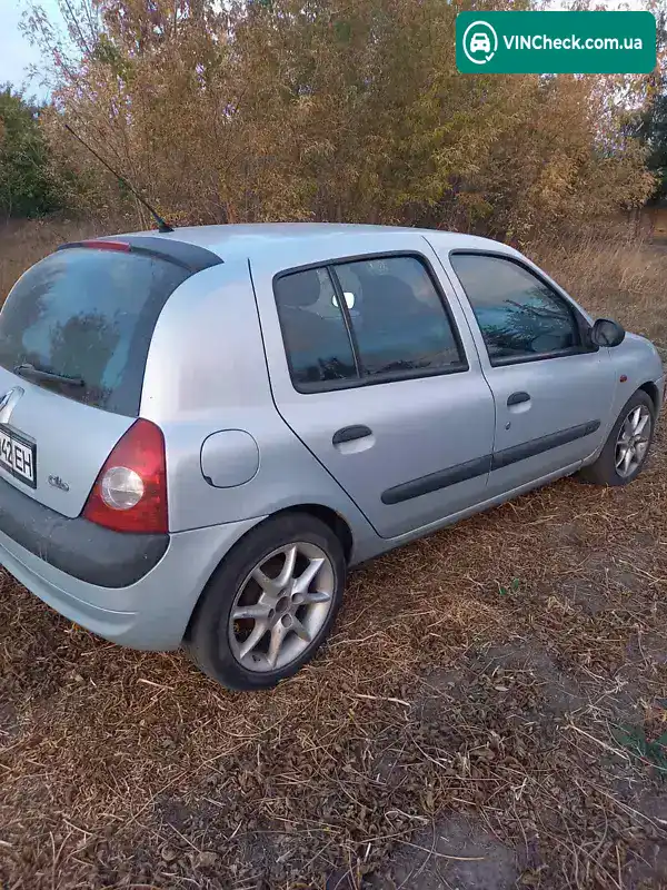 Renault Clio 2002, фото з оголошення 1 з 18, VIN VF1BB130A26677094