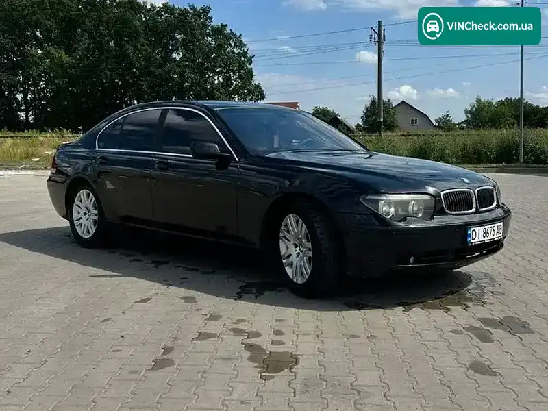 BMW 7 Series 2002, фото з оголошення 1 з 12, VIN WBAGL41080DL92114
