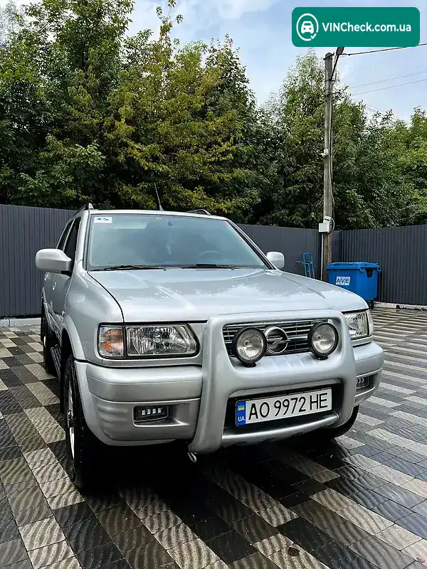 Opel Frontera 2003, фото з оголошення 1 з 20, VIN W0L06BG763V511985
