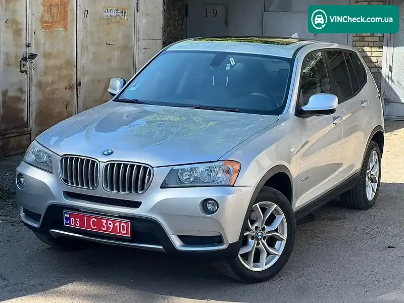 BMW X3 2013, фото з оголошення 1 з 19, VIN 5UXWX9C59D0A32650