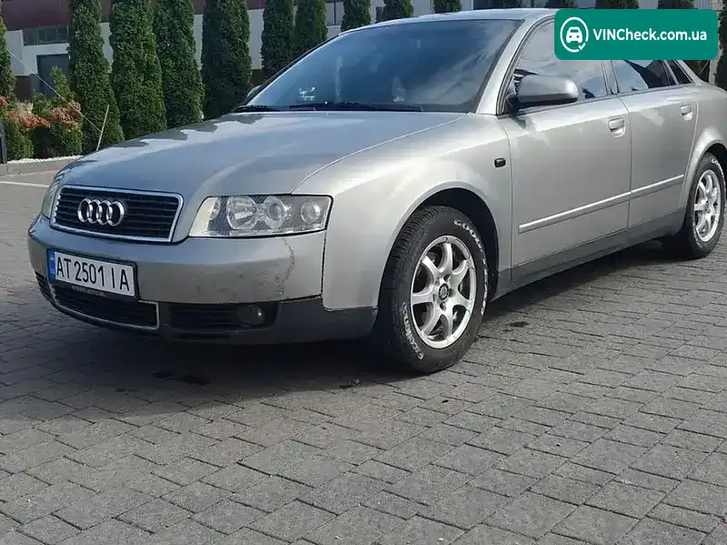 Audi A4 2002, фото з оголошення 2 з 20, VIN WAUZZZ8E42A217711