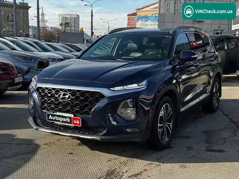 Hyundai Santa FE 2019, фото з оголошення 1 з 21, VIN 5NMS3CAA8LH205336