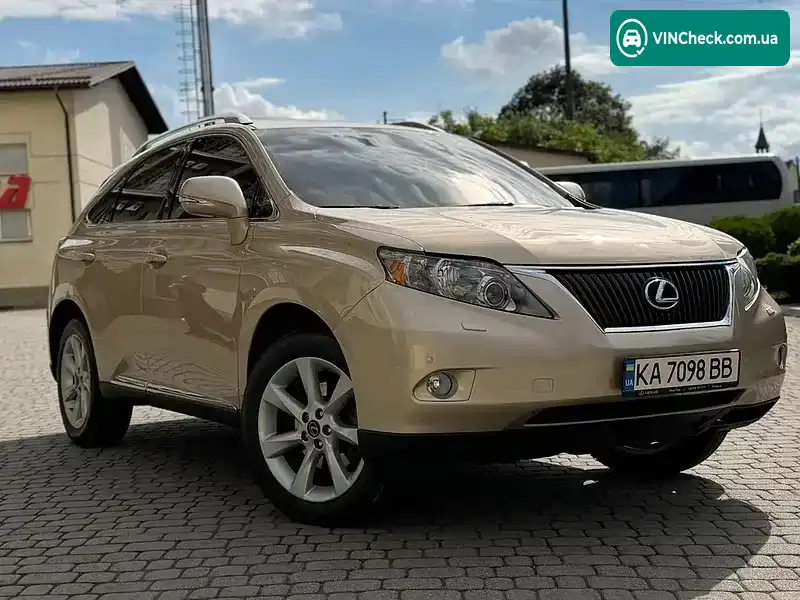 Lexus RX 2009, фото з оголошення 2 з 20, VIN 2T2BK1BA5AC028734