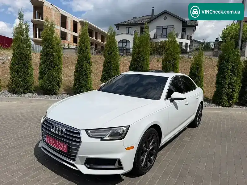 Audi A4 2018, фото з оголошення 2 з 20, VIN WAUGMAF49KN002836