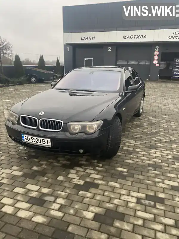 BMW 7 Series 2002, фото з оголошення 2 з 8, VIN WBAGL61000DM56660