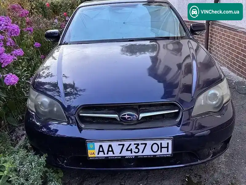 Subaru Legacy 2003, фото з оголошення 2 з 11, VIN JF1BL5LJ34G002790