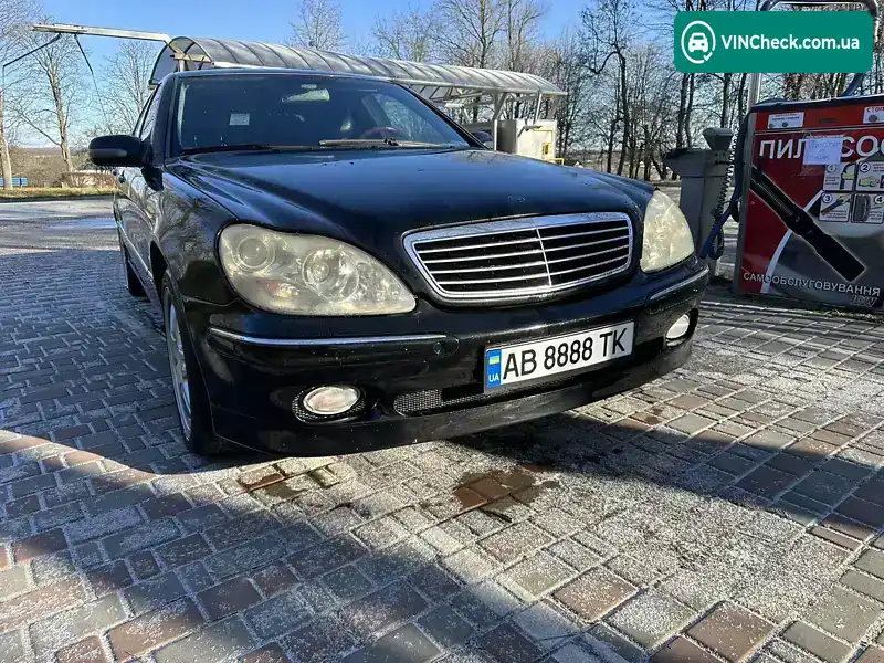 Mercedes-Benz S-Class 2001, фото з оголошення 1 з 20, VIN WDB2201781A218532