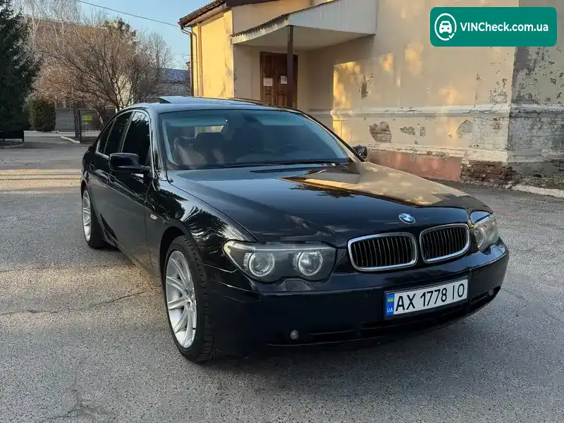 BMW 7 Series 2003, фото з оголошення 2 з 21, VIN WBAGL21010DS20396