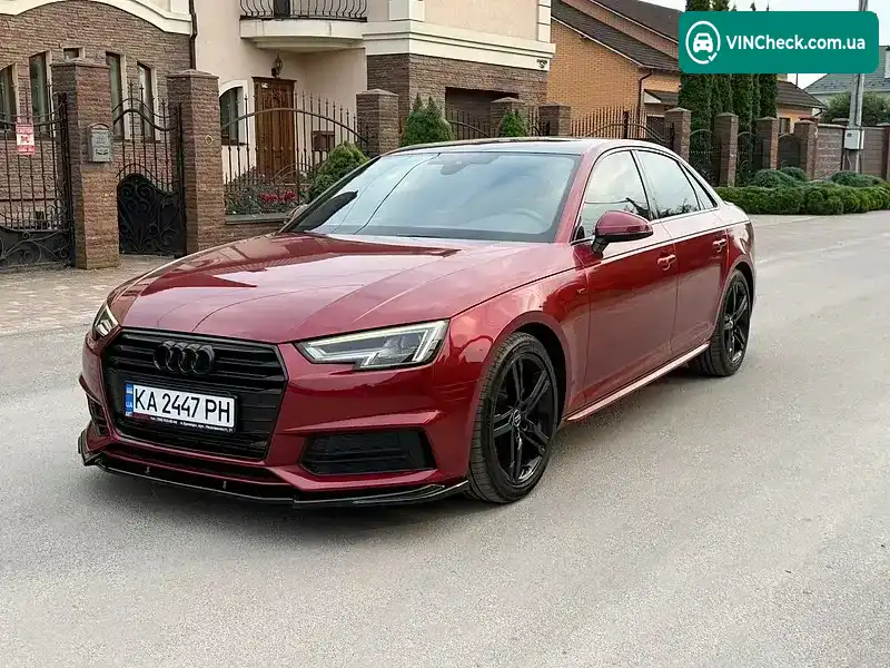 Audi A4 2017, фото з оголошення 2 з 17, VIN WAULMAF46JA067552