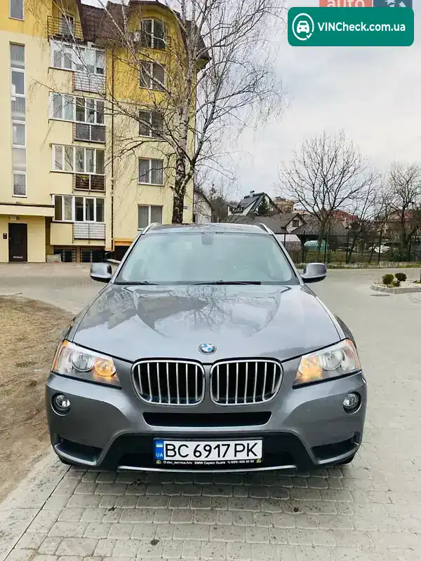 BMW X3 2012, фото з оголошення 2 з 19, VIN 5UXWX9C52D0A30450