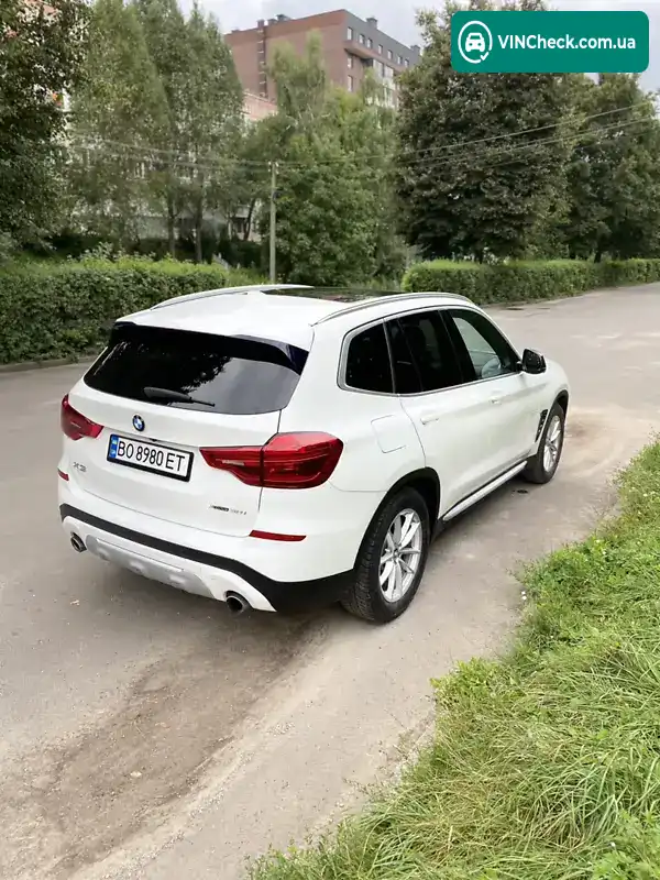 BMW X3 2018, фото з оголошення 2 з 20, VIN 5UXTR9C53KLE18781