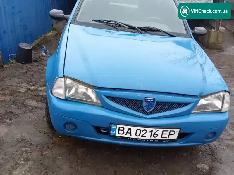 Dacia Solenza 2004, фото з оголошення 2 з 19, VIN Y6DR5A71543413918