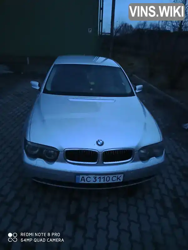 BMW 7 Series 2004, фото з оголошення 1 з 21, VIN WBAGM21090DR60954