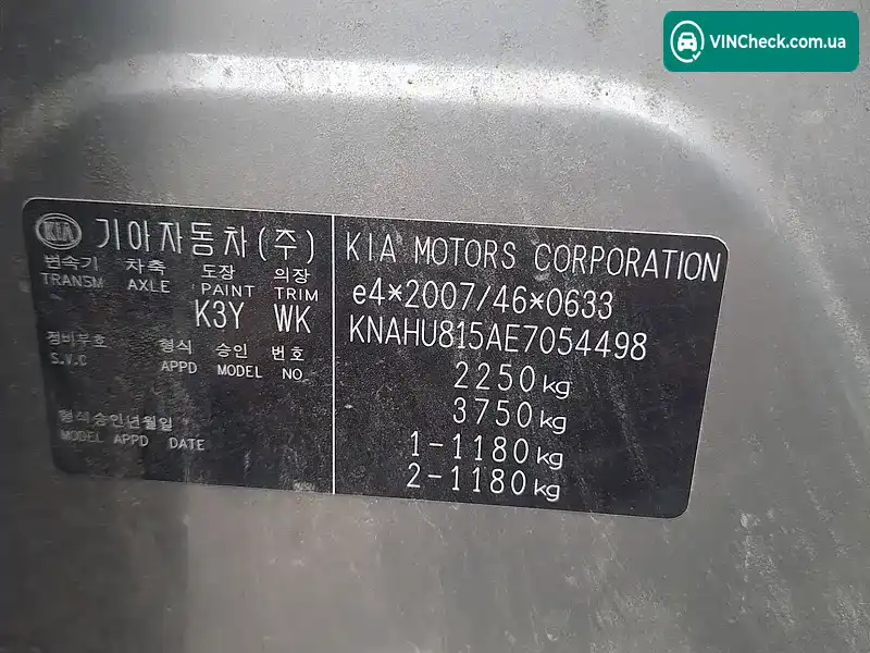 Kia Carens 2013, фото з оголошення 2 з 15, VIN KNAHU815AE7054498