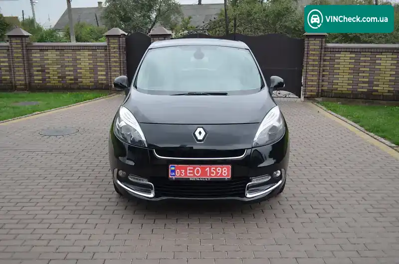 Renault Scenic 2013, фото з оголошення 2 з 20, VIN VF1JZ140648436834