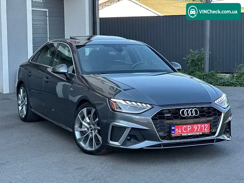 Audi A4 2021, фото з оголошення 2 з 20, VIN WAUEAAF48MA019458