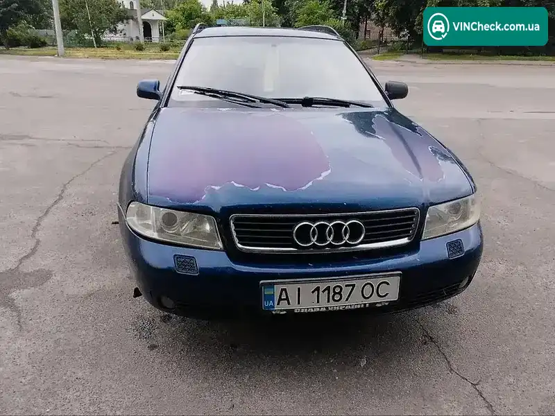Audi A4 2000, фото з оголошення, VIN WAUZZZ8DZ1A067854
