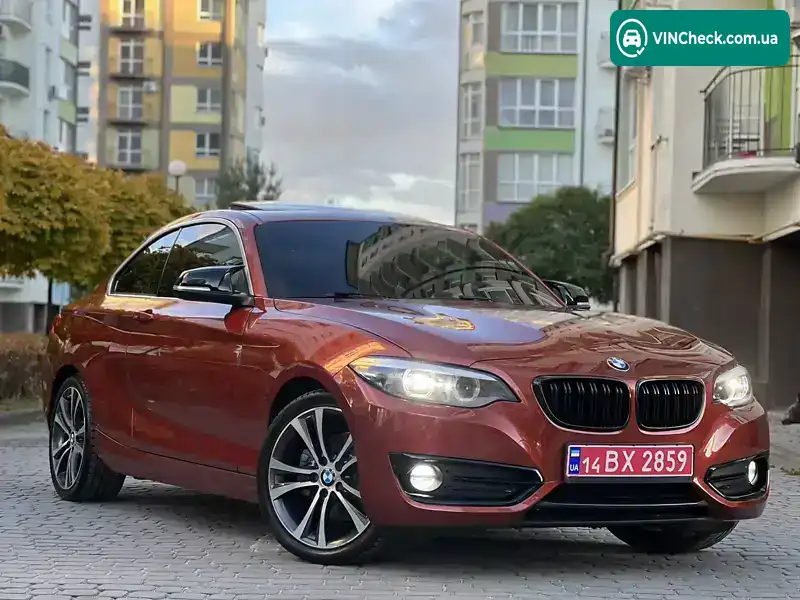 BMW 2 Series 2018, фото з оголошення 2 з 20, VIN WBA2J1C50JVD09765