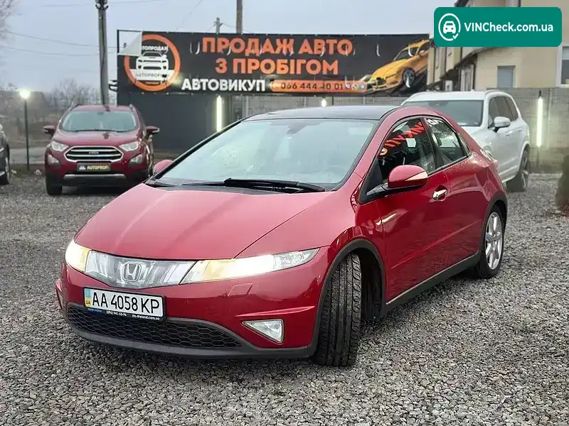 Honda Civic 2007, фото з оголошення 2 з 10, VIN SHHFK28808U001994