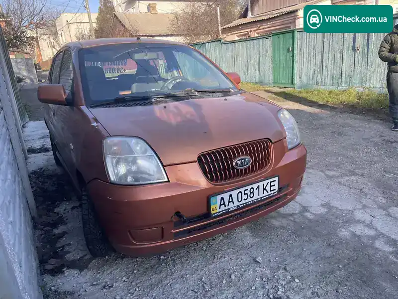 Kia Picanto 2006, фото з оголошення 2 з 10, VIN KNEBA24336T309197