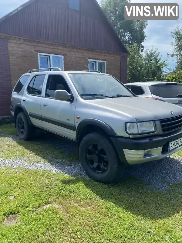 Opel Frontera 2000, фото з оголошення 1 з 19, VIN W0L06B1VFYV633228