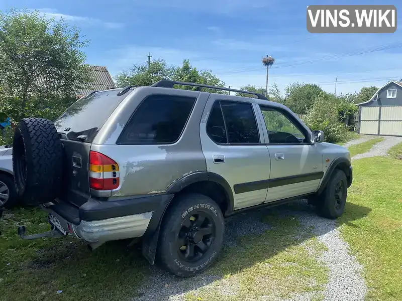 Opel Frontera 2000, фото з оголошення 2 з 19, VIN W0L06B1VFYV633228