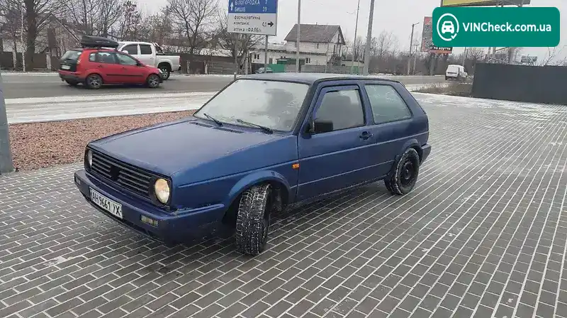 Volkswagen Golf 1988, фото з оголошення 1 з 5, VIN WVWZZZ1GZKW093348